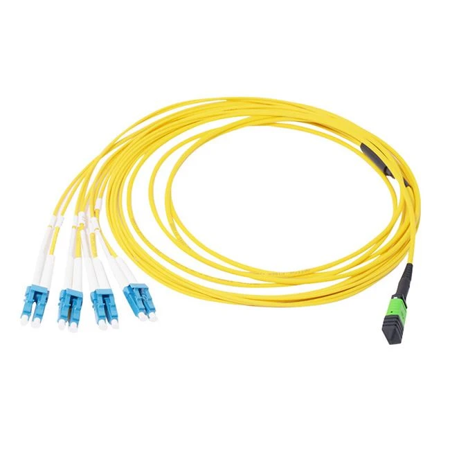 Mode Tunggal 8 Inti SM OS2 Duplex MPO LC
