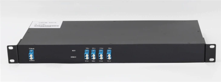 Rak 1U Serat Ganda 4CH CWDM MUX/DEMUX